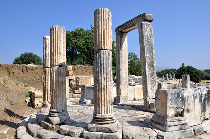 MUĞLA LAGİNA ÖRENYERİ Lagina Hekate kutsal alanı  Muğla İli Yatağan İlçesi